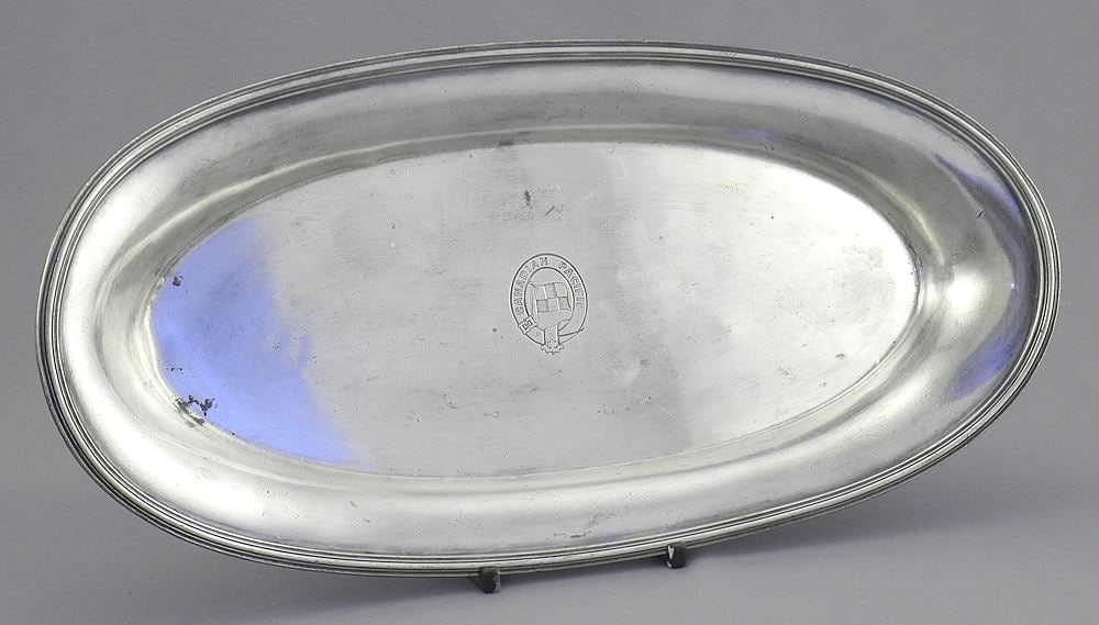Elkington & Co. "Canadian Pacific" Oval Elkington Plate Dish, 11 3/8"L. (1 of 4)