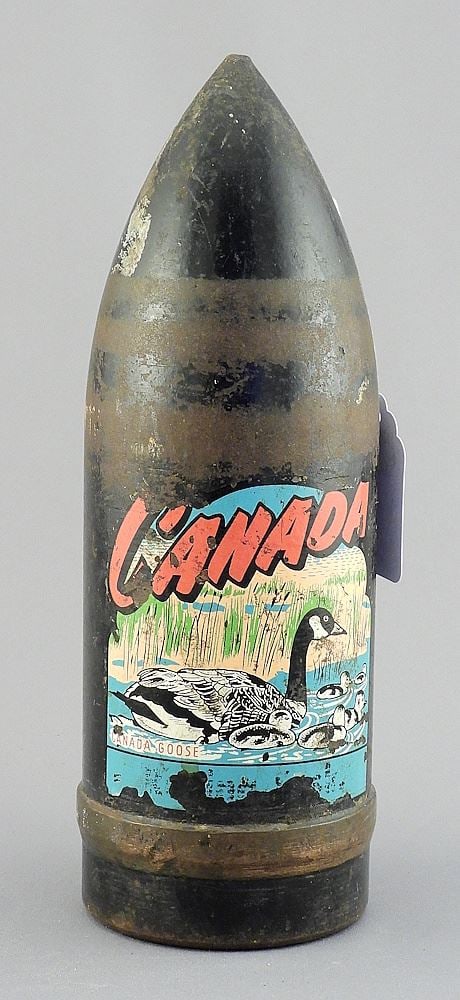 Vintage "Canada" Projectile, 8 3/4" h, 5675g. (1 of 1)