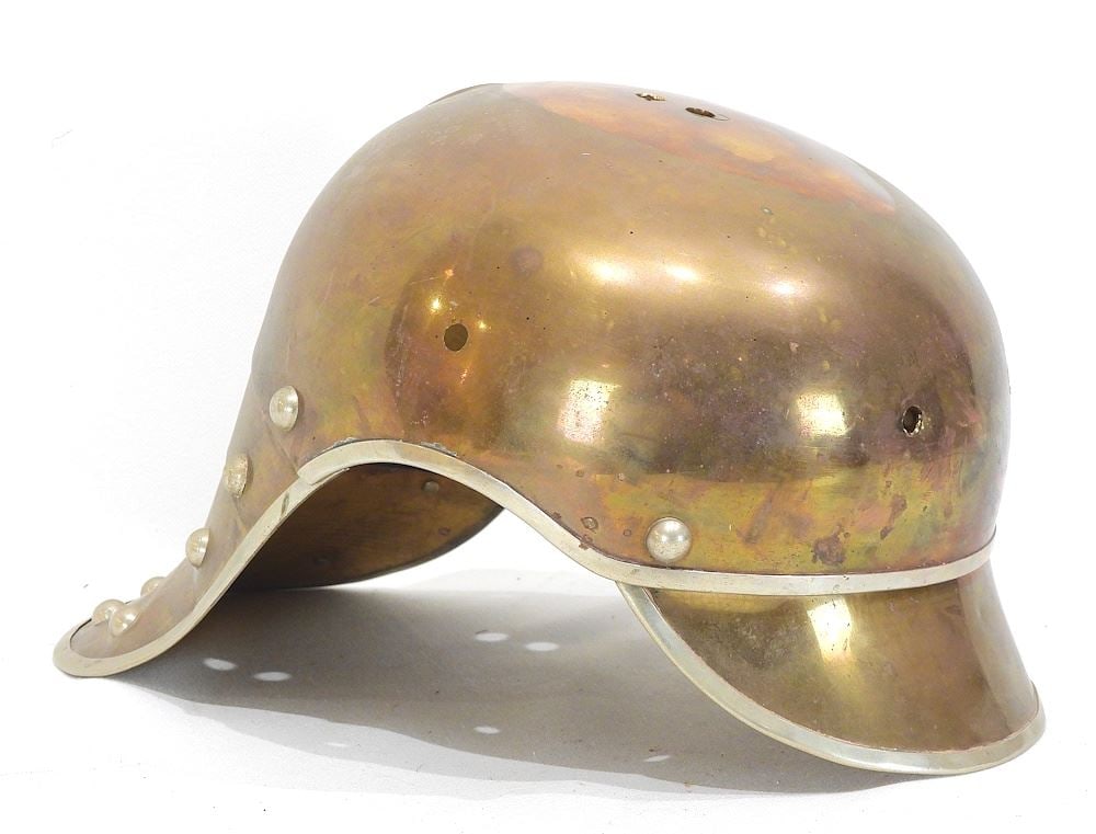 Prussian Hussars Heavy Calvary Picklehaub, Tombak Brass, 12"L. (1 of 5)