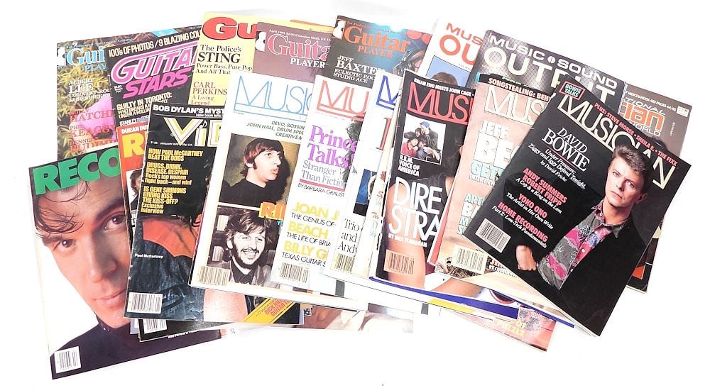 Collection 1970/1980's Music Magazines. (1 of 2)