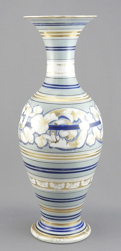 19th C. French Porcelain Vase, 13 1/2"h, Unmarked. (1 of 3)