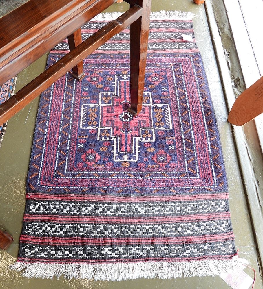 Turkeman Wool Prayer Rug, Approximately 2'10" x 5'1". (1 of 5)