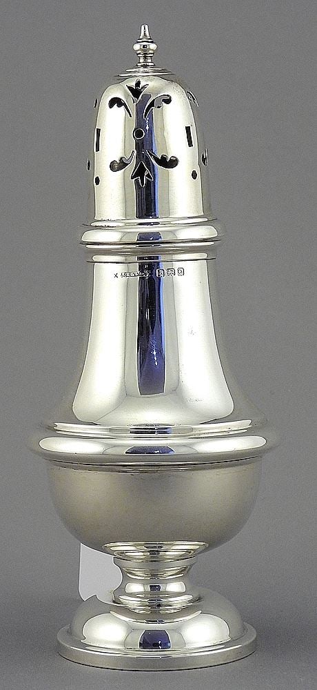 Hallmarked Silver Sugar Castor, 6 5/8"h, 108g. (1 of 4)