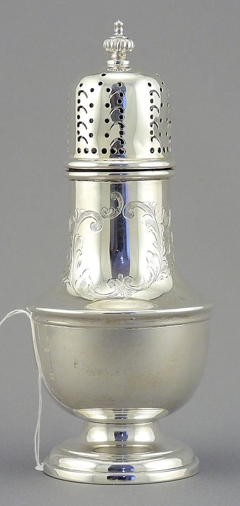 Birks Sterling Silver (marked) Sugar Castor, 5 5/8"h, 72g. (1 of 3)