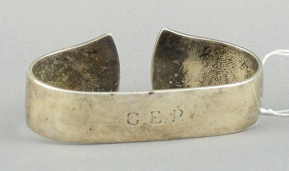 Georg Jensen Sterling Silver #258 Napkin Ring, Inscribed CEP, 39.7g. (1 of 3)