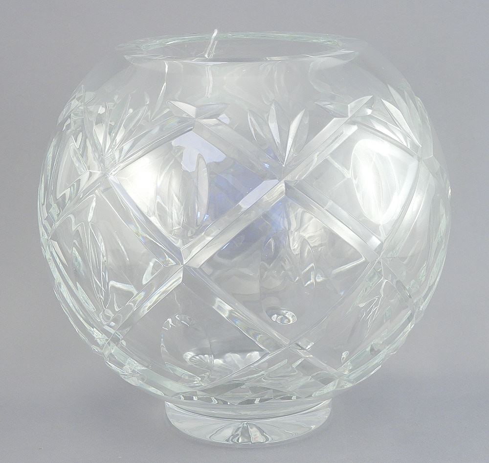 Waterford Crystal Rose Bowl, 7 1/4"h. (1 of 2)