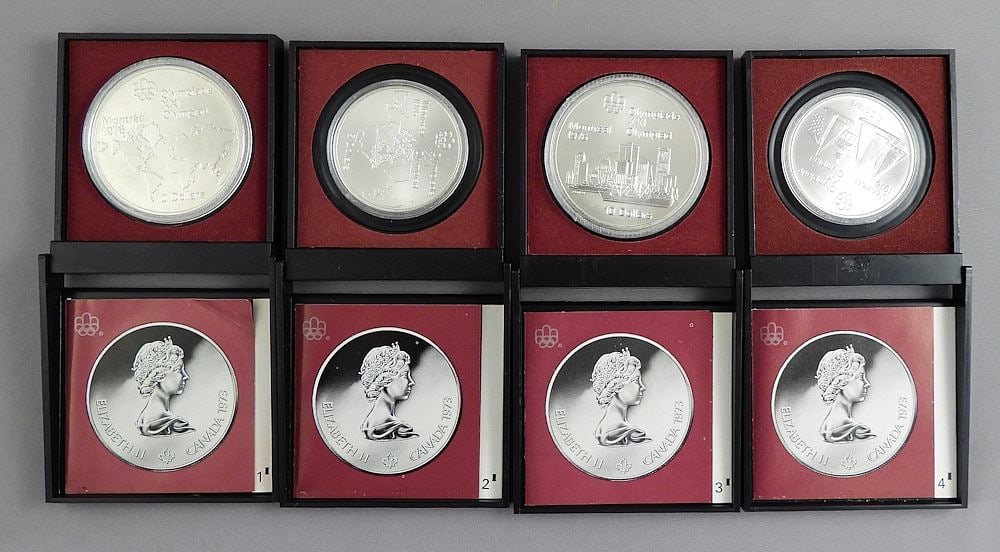 1973 Olympics Series 1 Silver Proof Set.: 1973 Olympics Series 1 Silver Proof Set.