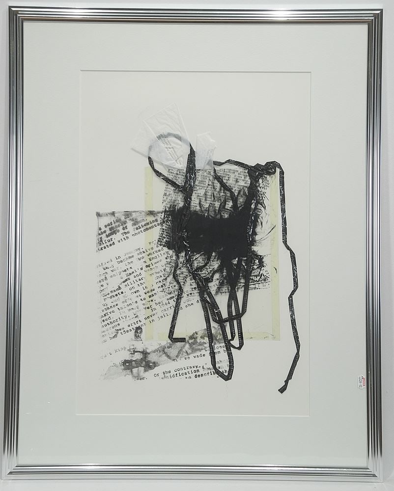 Mixed Media signed Carin Covin Verso , 28 x 22", "Poetics for Lucy V". (1 of 4)