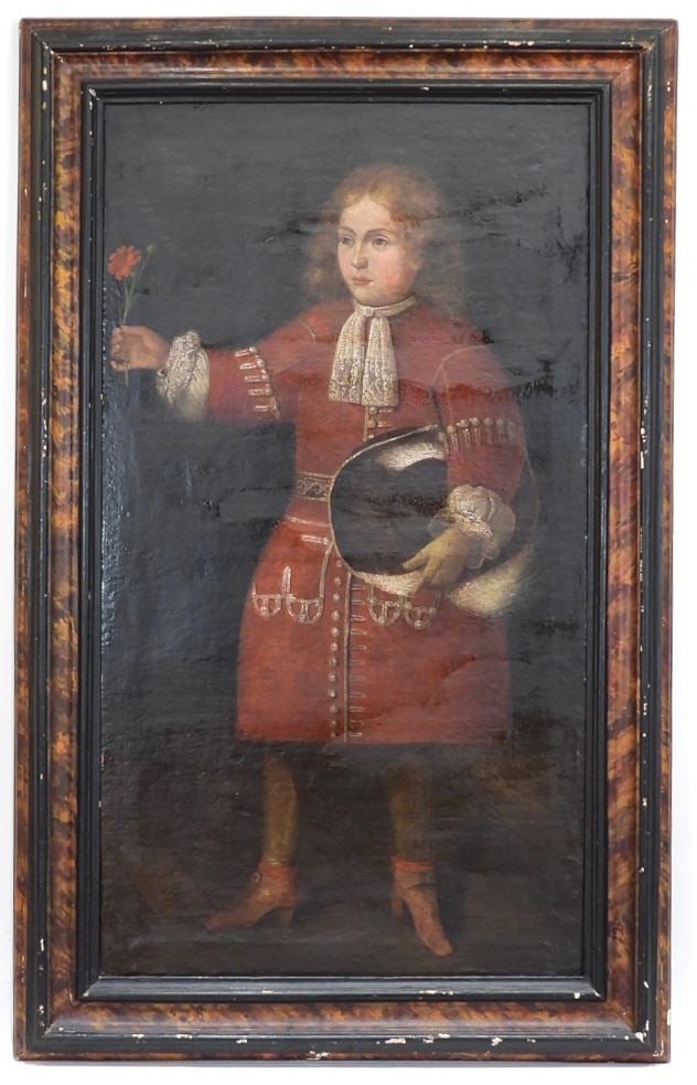Oil on Canvas Circle of David Scougall, "Portrait of a Boy-Lord David Hay-Belton House". (1 of 10)