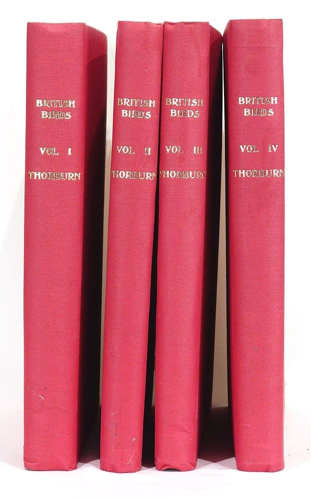 Book: Four Volumes "British Birds"- A. Thornburn-Longmans 1917-3rd Edition. (1 of 10)