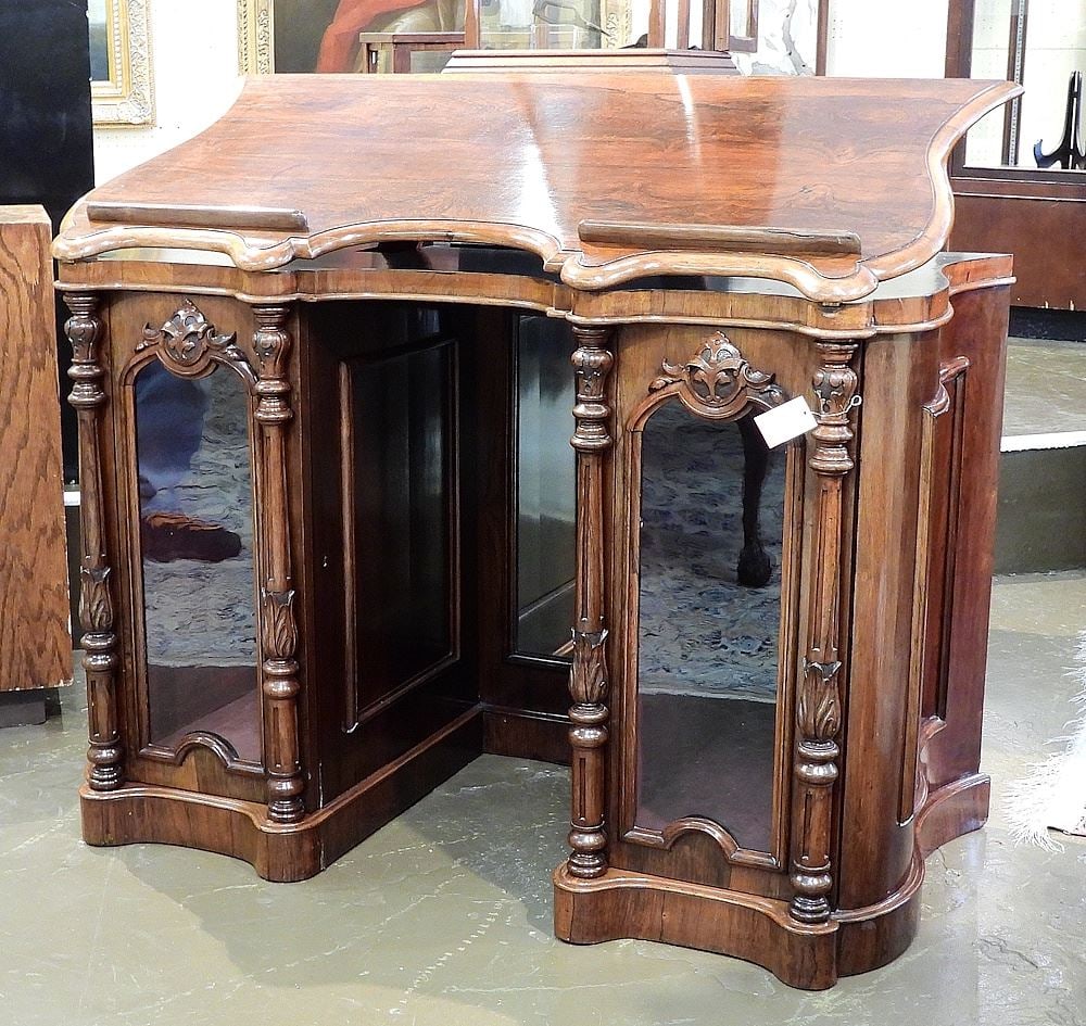 Mid-Victorian Rosewood Metamorphic Architects Table, 33 5/8 x 48 x 24". (1 of 3)