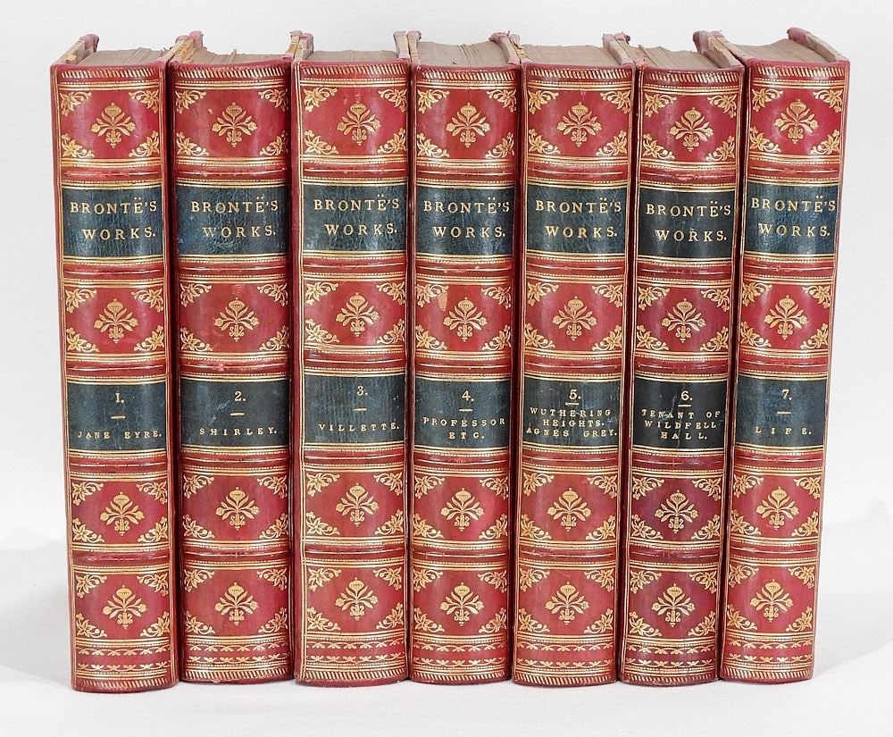 Books: Seven Volumes "Bronte's Works "-London-Smith Elder & Co.-1883. (1 of 11)