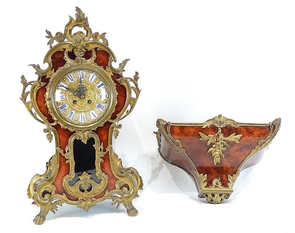 Louis XV Bracket Clock w/Lenzkirch Movement, 28"h.: Louis XV Bracket Clock w/Lenzkirch Movement, 28"h.