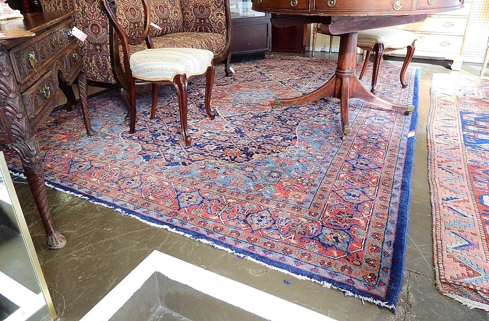 Hand Knotted Persian Carpet Approximately 8' x 10'6". (1 of 3)