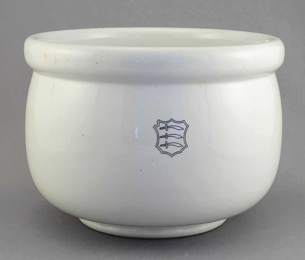 W. Adams & Sons England Ironstone Bowl w/"Essex" Heraldic Crest, 6"h. (1 of 3)