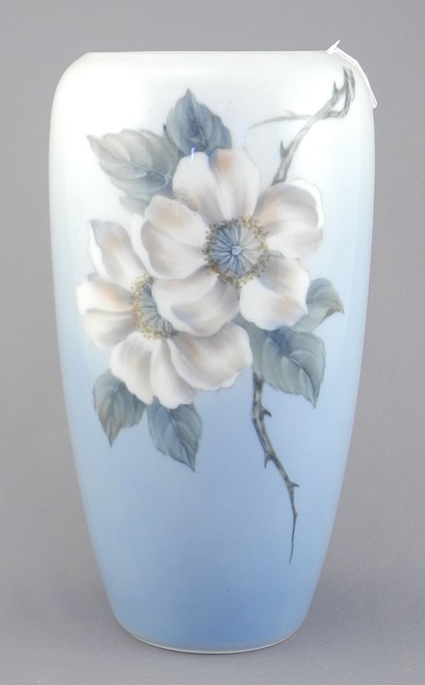 Royal Copenhagen Porcelain Vase, DR2630/1049, 9"h. (1 of 3)