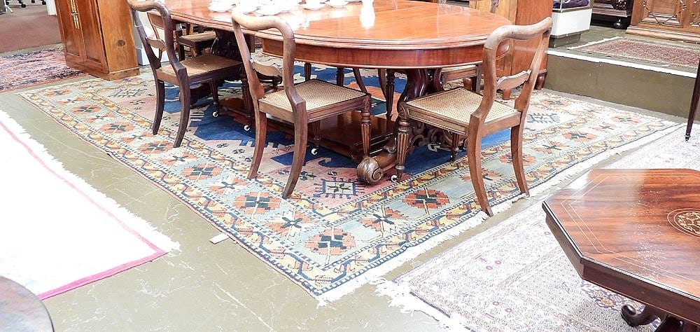 Hand Knotted Wool Oushak Carpet Approximately 9'8" x 12'6" (w/Turkish metal tag).: Hand Knotted Wool Oushak Carpet Approximately 9'8" x 12'6" (w/Turkish metal tag).