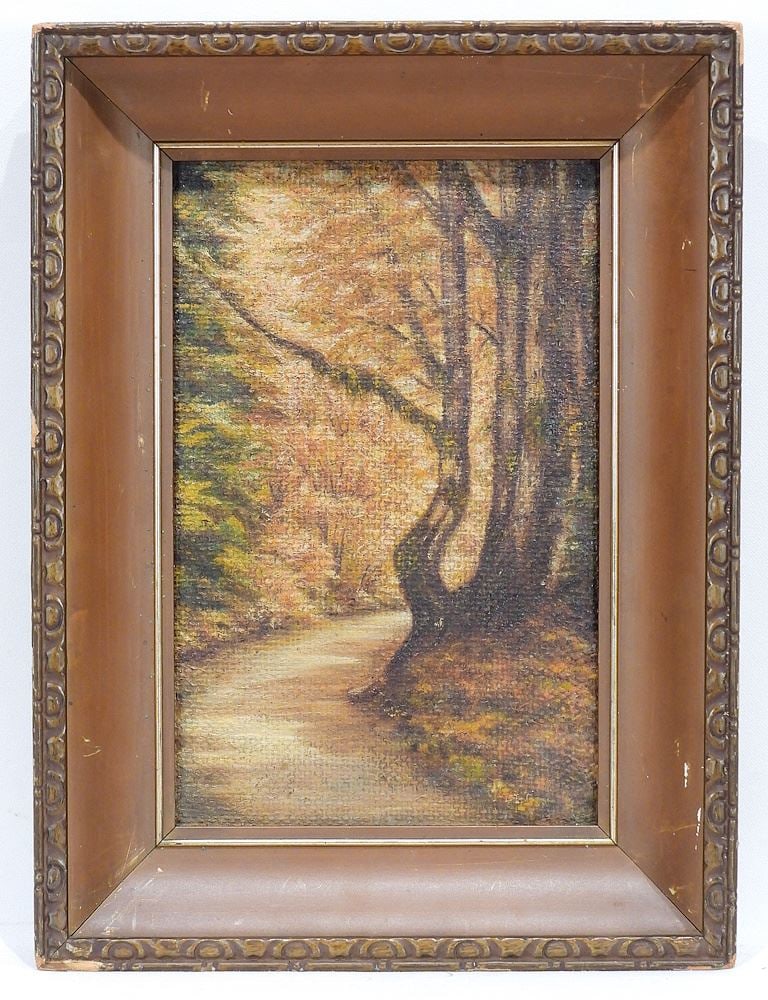 Oil on Canvas Laid on Board Attributed to James Andison Cockburn , 12 x 7 3/4" "Stanley..." (1 of 4)