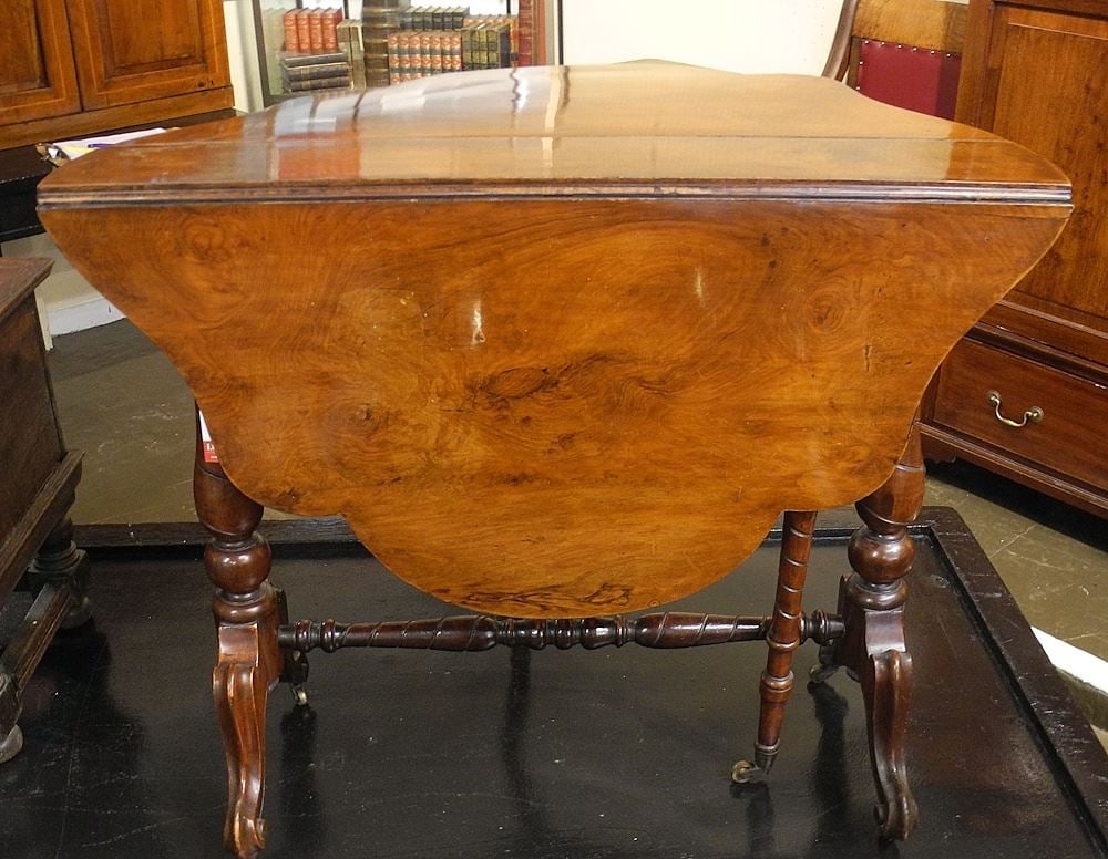 Mid 19th C. Victorian Sutherland Table, 27 5/8"h. (1 of 2)