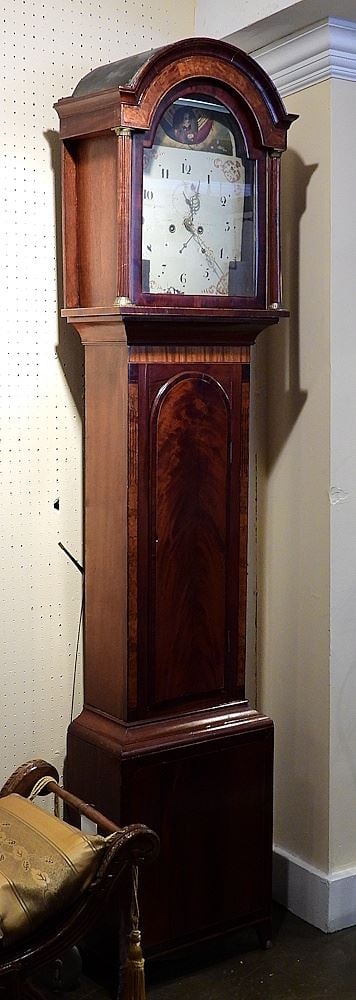 Early 19th C. Mahogany Tall Case Clock. (1 of 4)