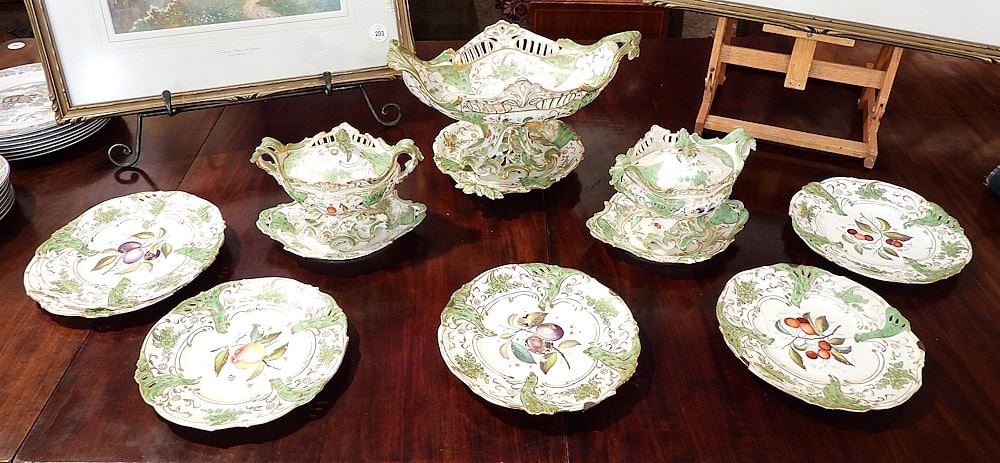 Group of Mid 19th C. China Wares (as found/condition noted). (1 of 4)