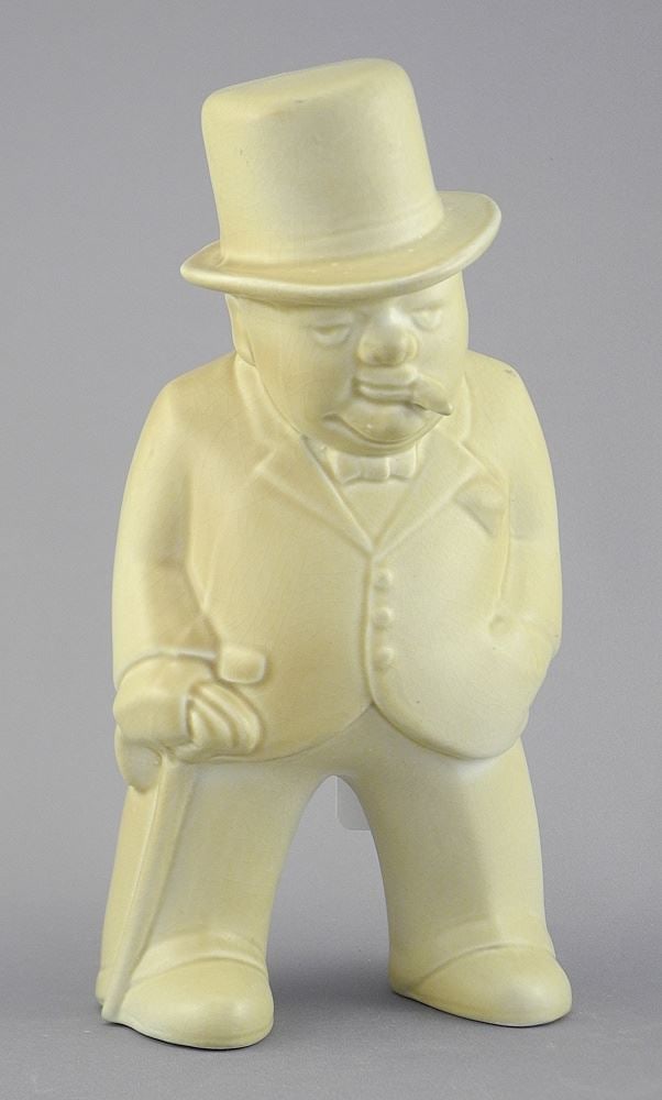 Bovey Pottery Devon "Our Gang/The Boss" Figurine, 7 7/8"h. (1 of 3)