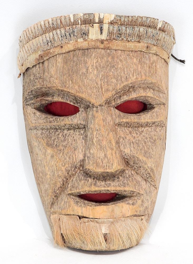 Mexican Mask w/Armadillo Embellishment. (1 of 3)