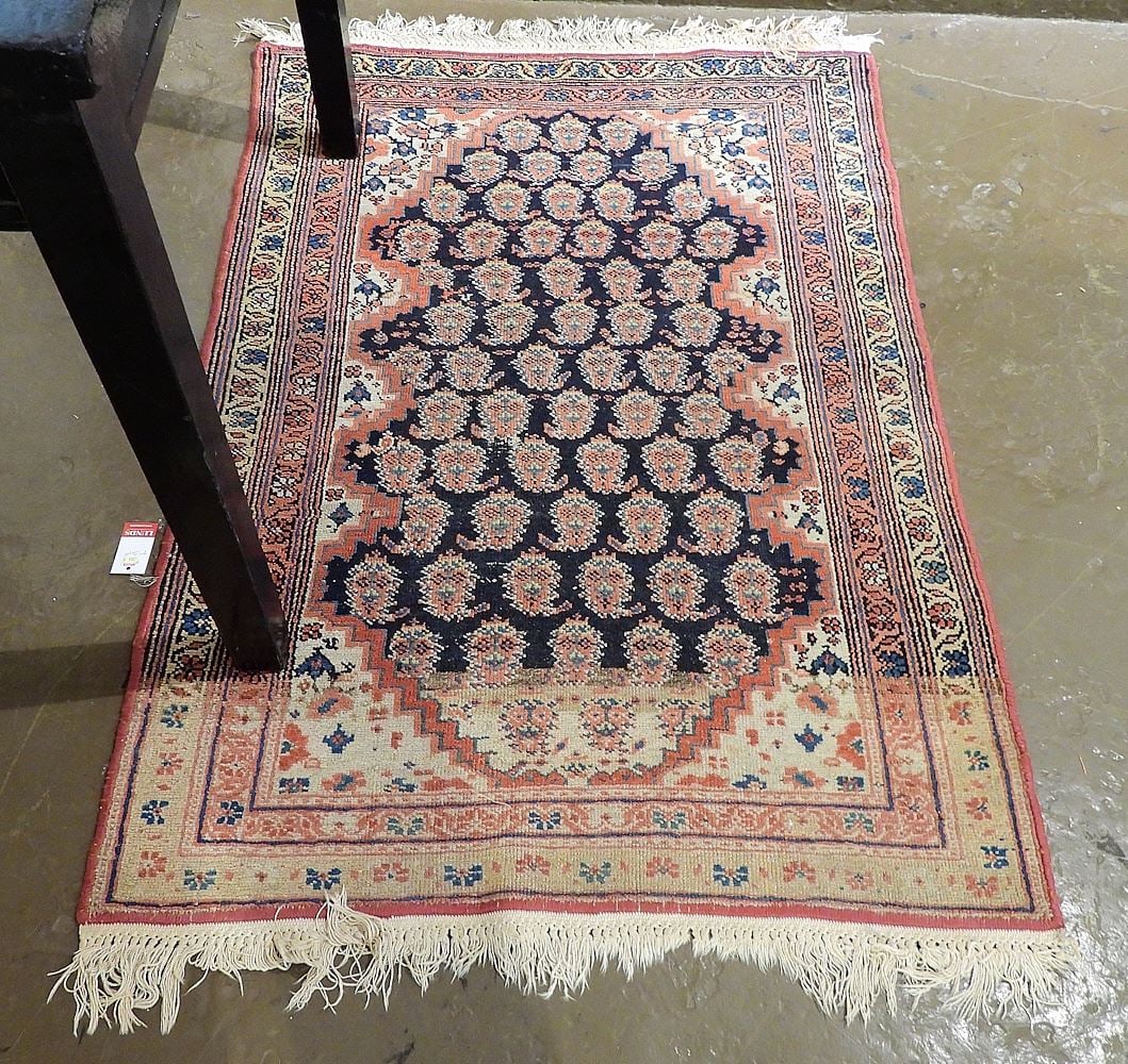 Hand Knotted Persian Mishan Mayayr Carpet, Approximately 3' x 4'8". (1 of 2)