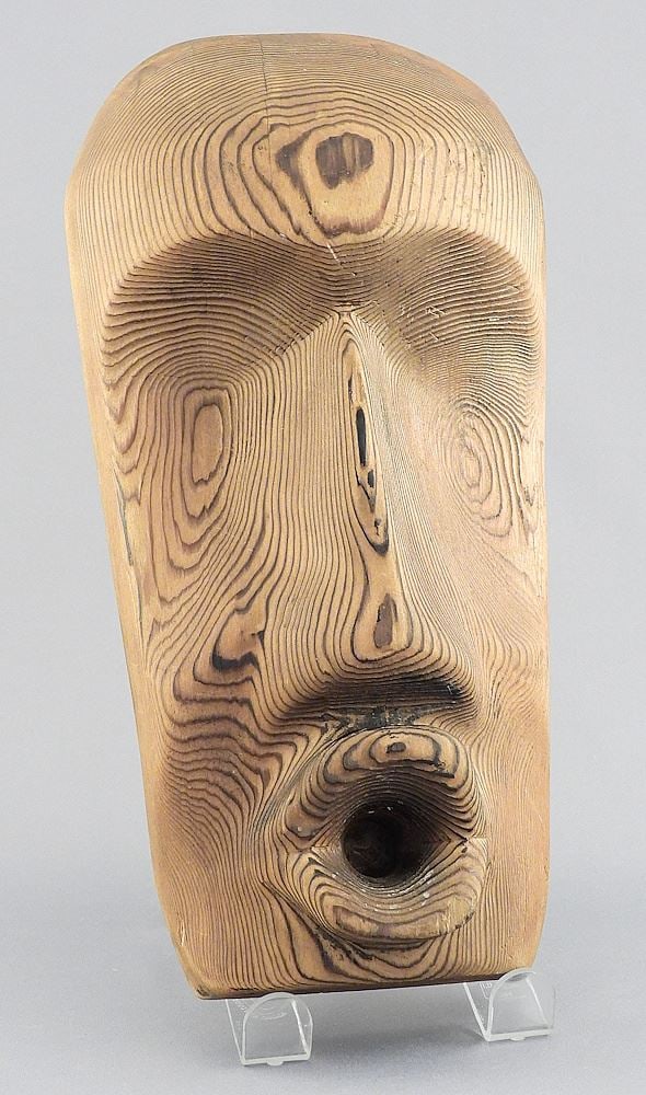 Kwagiulth Carving Monogrammed DI & signed Ellen Neel Faintly, 10"h. (1 of 3)