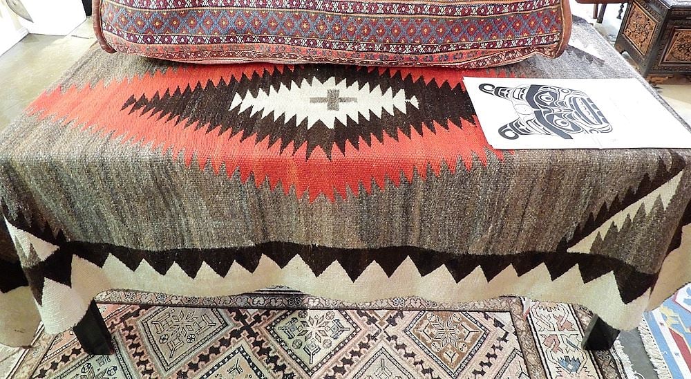 Navajo Two Grey Hills Rug, Approximately 4'7" x 6'10". (1 of 3)