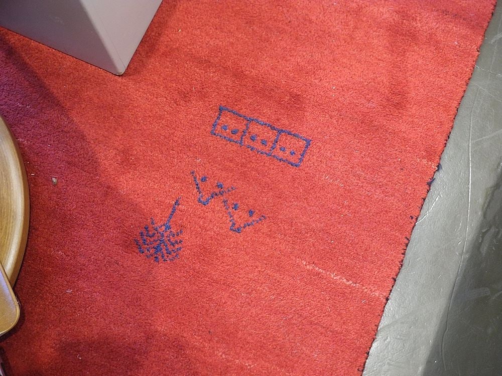 Gabbeh Carpet, Ruby Ground, 8 x 10'. - 4