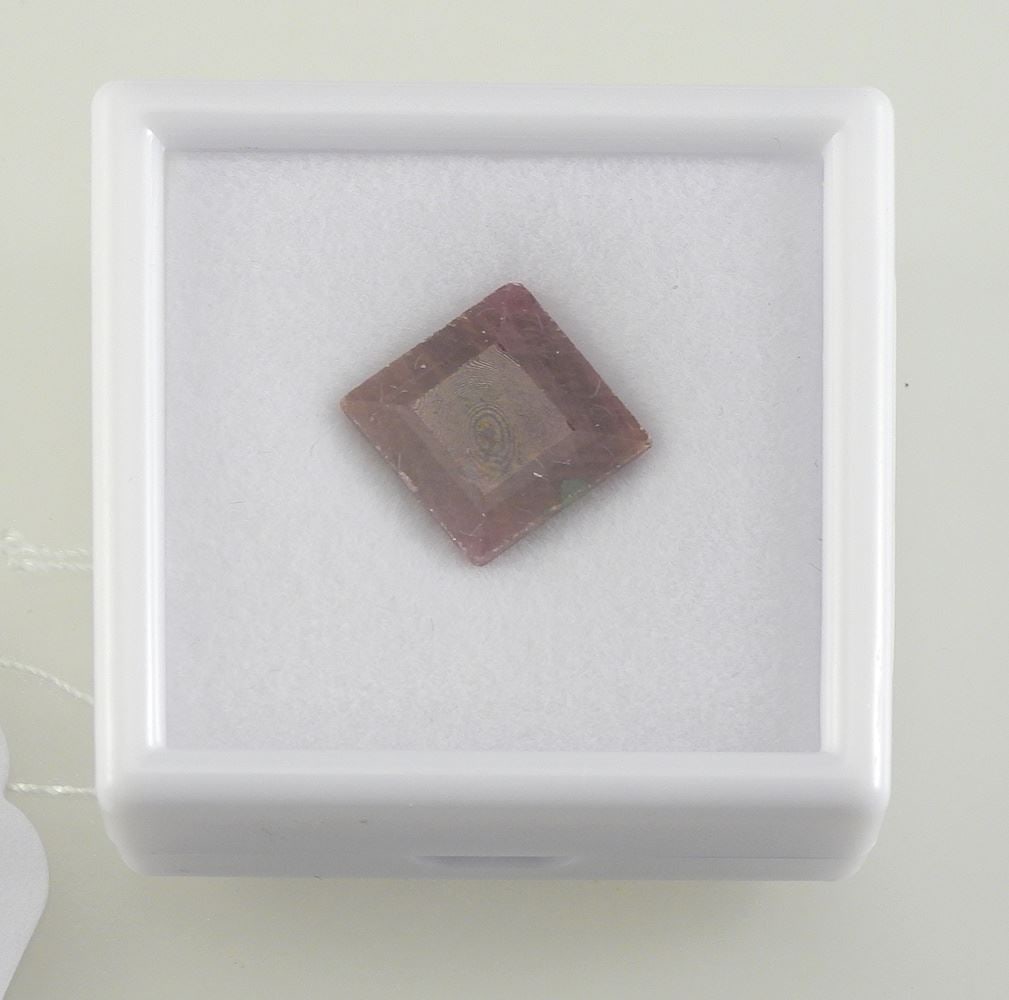 10.5ct Natural Ruby, Untreated, Princess Cut. (1 of 1)