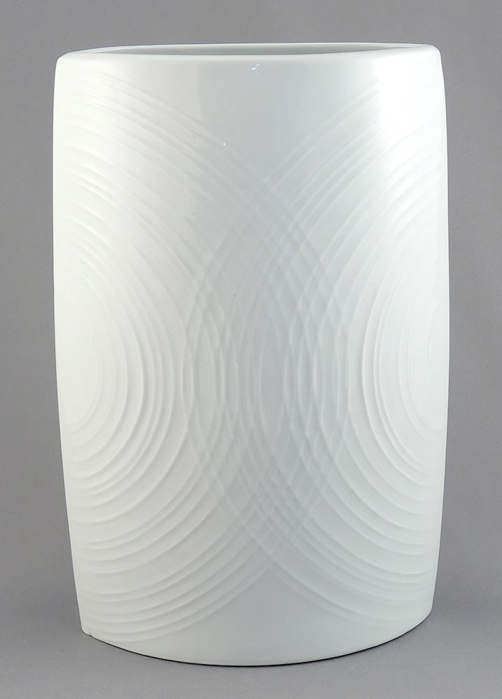 Naaman Israel "Artline" Porcelain Vase, 11"h. (1 of 4)