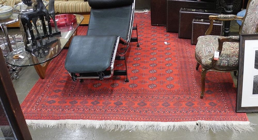 Hand Knotted Bokhara Carpet, Approximately 6'10" x 10'5". (1 of 2)