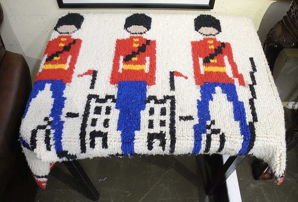 Hand Woven Grenadier Guard Mat, 27 x 51". (1 of 1)