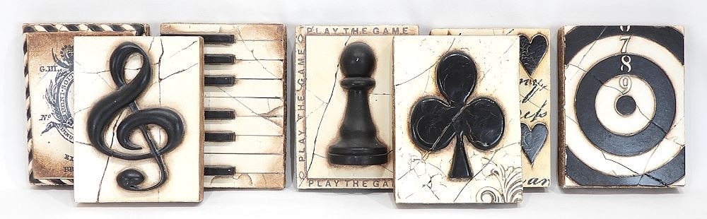 Seven Sid Dickens Memory Blocks: T45/T56/T159/T20/T06+2. (1 of 3)