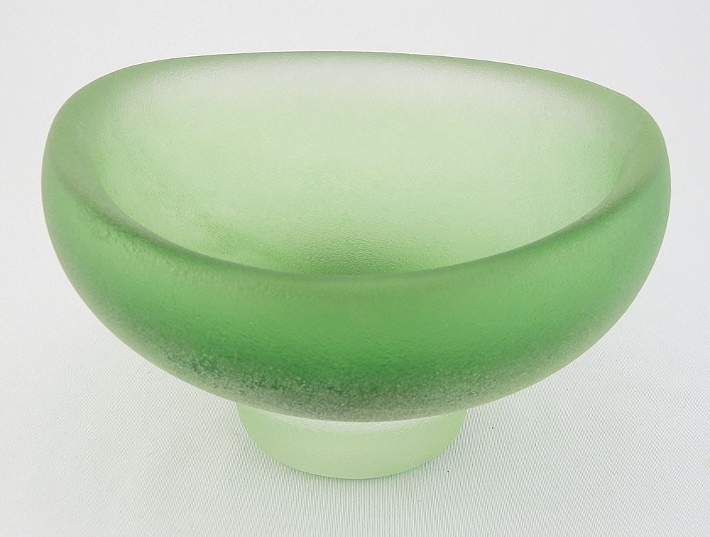 Seguso Vetri D'Arte "Corroso" Bowl: Flavio Poli, 4 1/2 x 7 3/4 x 7 1/2". (1 of 7)