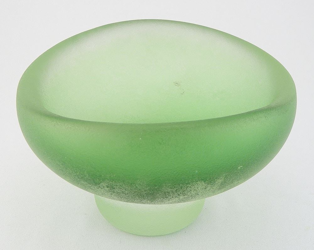 Seguso Vetri D'Arte "Corroso" Bowl: Flavio Poli, 4 1/2 x 7 3/4 x 7 1/2". - 4