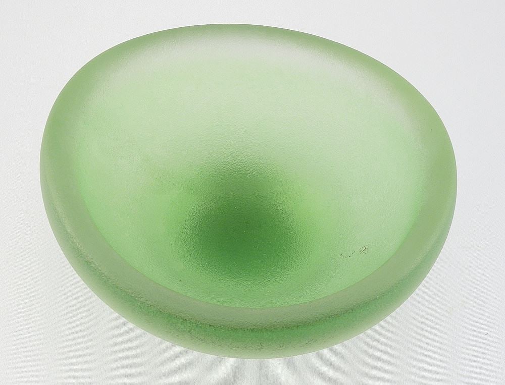 Seguso Vetri D'Arte "Corroso" Bowl: Flavio Poli, 4 1/2 x 7 3/4 x 7 1/2". - 5