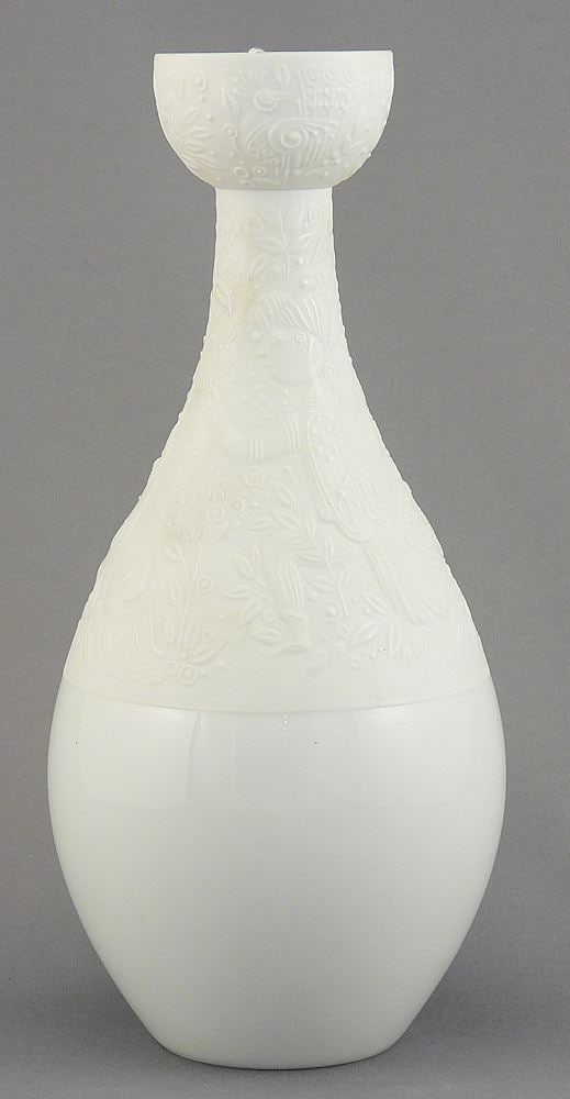 Rosenthal Bjorn Wiinblad "Magic Flute" Vase, 8 1/2"h. (1 of 3)