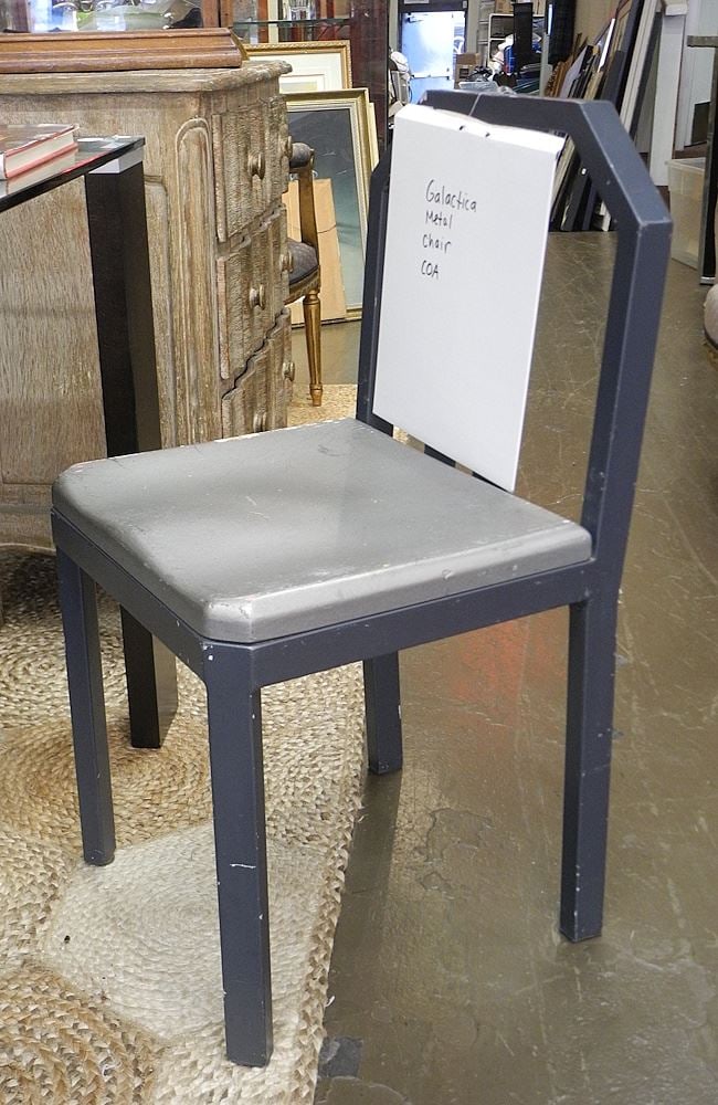 Battlestar Galactica TV Series Prop Chair, 2004 - 2009 w/Prop Worx COA & Image. (1 of 2)