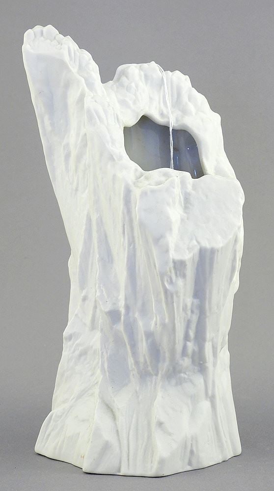 Hutschenreuther Bisque Porcelain Tree Trunk Vase, H. Esser, 6 3/4"h. (1 of 4)