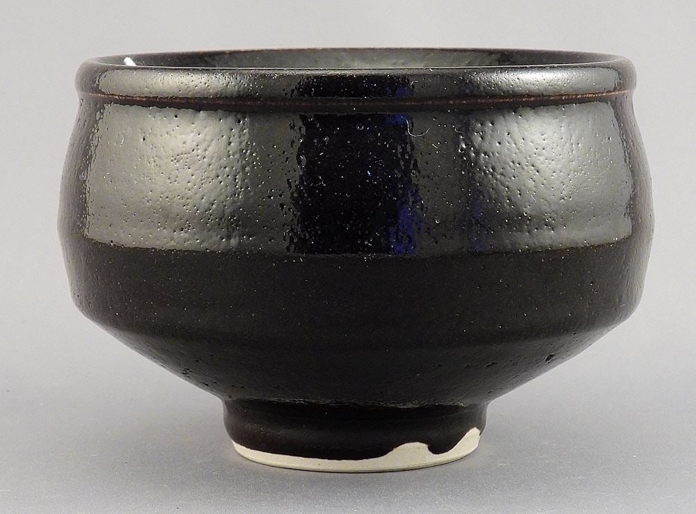 Stoneware Bowl w/Impressed Mark of Wayne Ngan, 3 5/8 x 5 3/8" Diameter.: Stoneware Bowl w/Impressed Mark of Wayne Ngan, 3 5/8 x 5 3/8" Diameter.