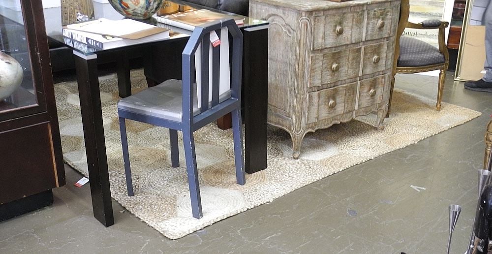 Pier 1 Imports Hand Woven Rug, Approximately 8'3" x 10". (1 of 3)