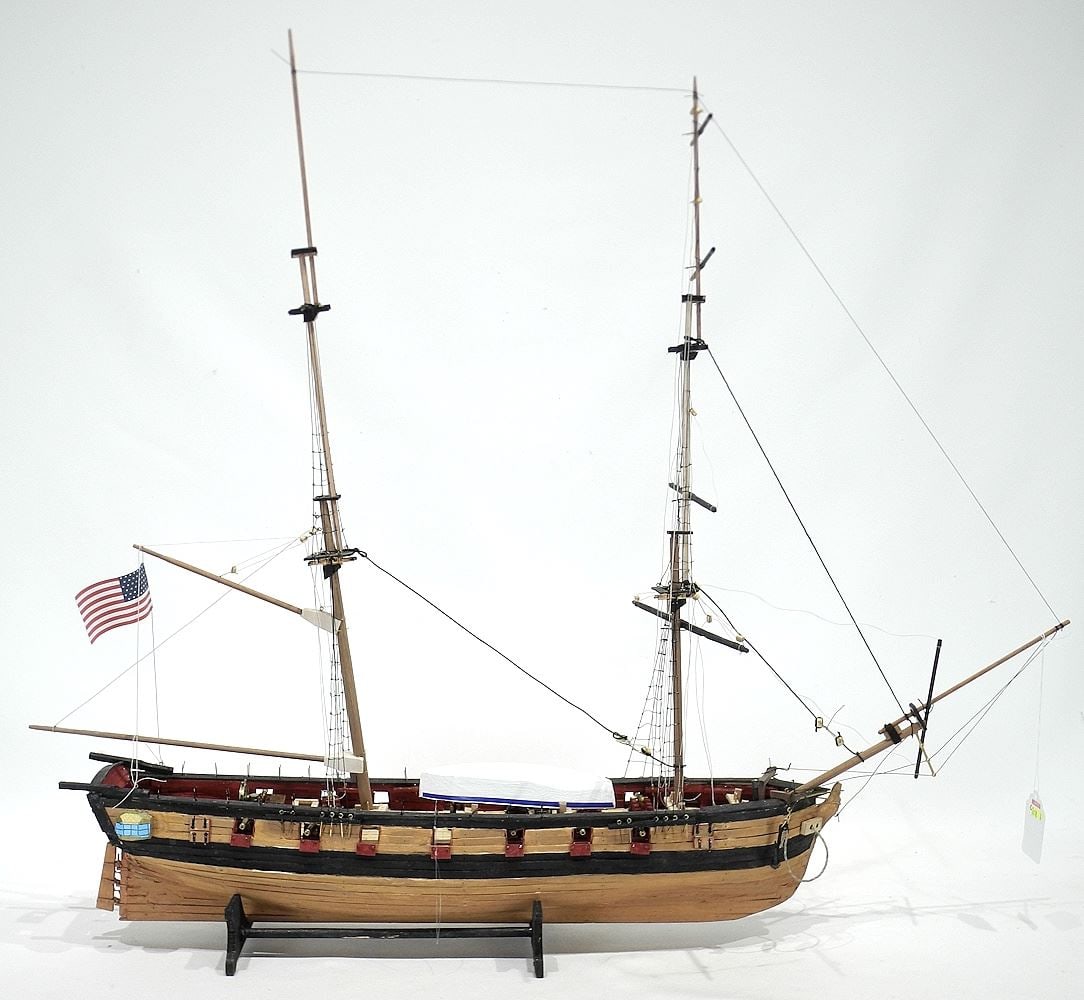 Ship's Model: The Syren, 28"L.: Ship's Model: The Syren, 28"L.