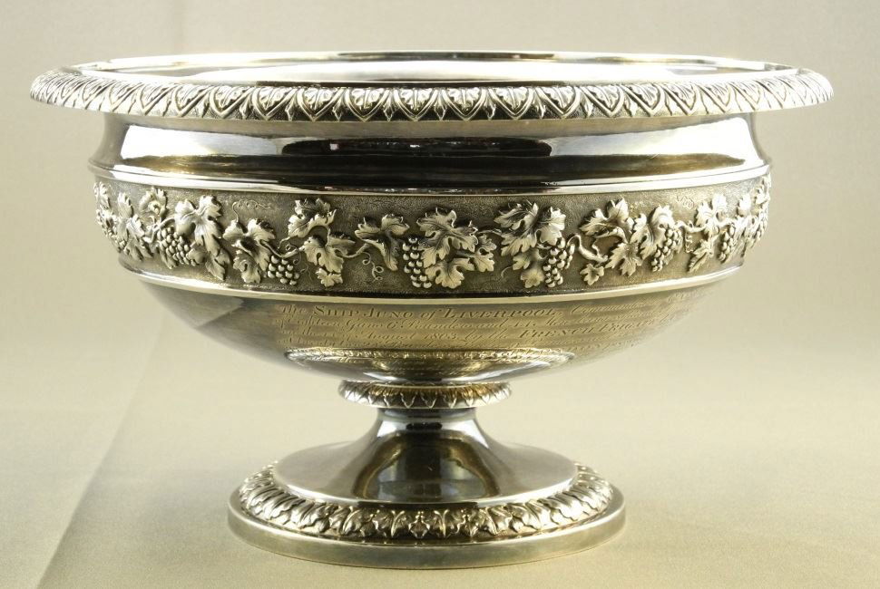 Geo. 12" Punch Bowl, London 1800, John Emes, given to (1 of 7)