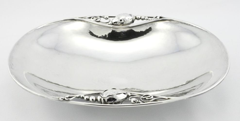 Georg Jensen Sterling Oval Shaped Serving Dish, 11" in (1 of 5)