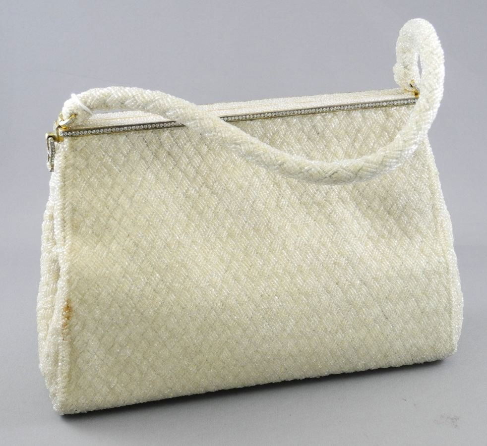 Vintage beaded handbag by Morabito, Paris.: Vintage beaded handbag by Morabito, Paris.