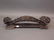 A Chinese carved and lacquered wood ruyi with lotus and