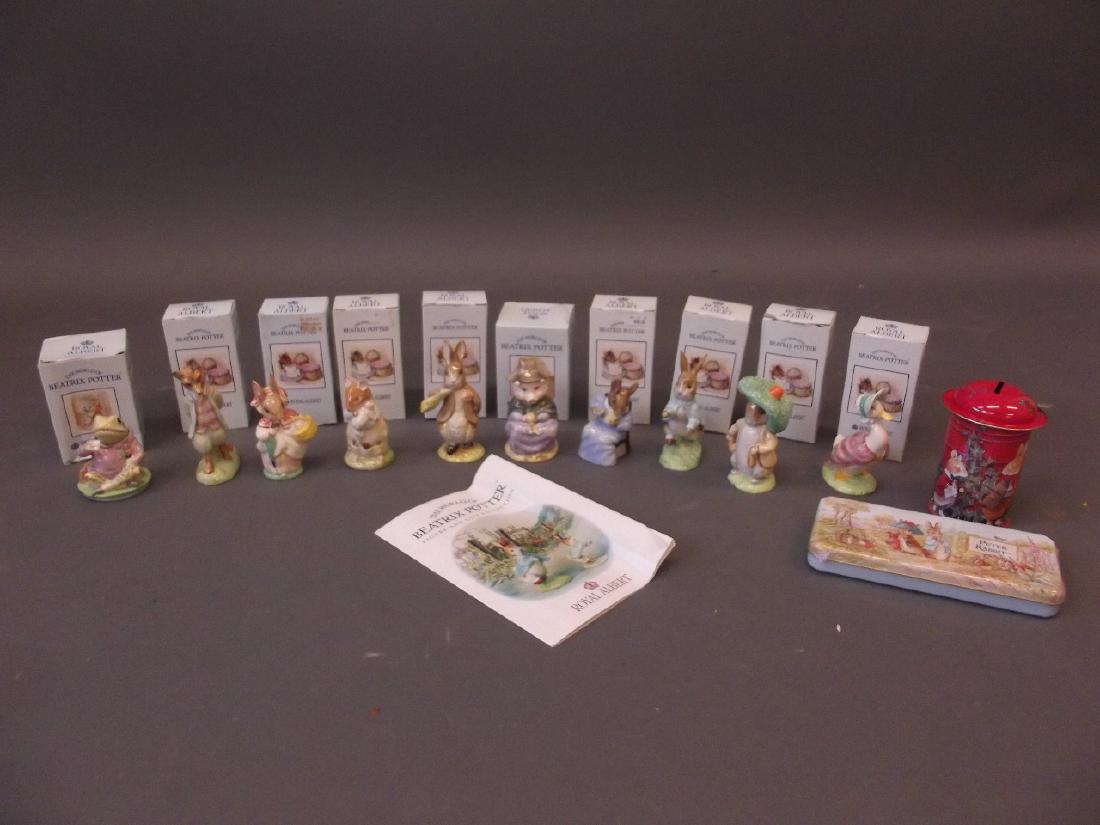 A collection of ten Royal Albert Beatrix Potter (1 of 5)